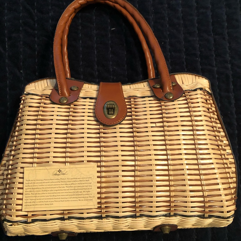 Patricia Nash Basket Handbag. Hardly Used.